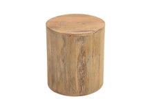 Load image into Gallery viewer, Solid Wood Round End Table - Natural