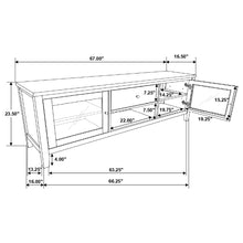 Load image into Gallery viewer, Evanston - 3 Piece 67" TV Stand - White