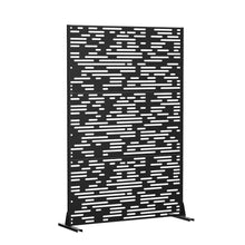 Load image into Gallery viewer, Three Panel Screen Room Divider (562835) - Black