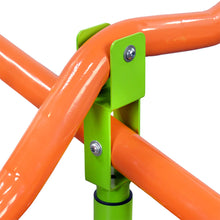 Load image into Gallery viewer, Xss004 Outdoor Playground Four Seats Seesaw For Kids 360 Degree Rotating Sturdy Plastic Seat Seesaw For Kids Seesaw For Kids Age 3+ - Green / Blue