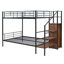 Load image into Gallery viewer, Bunk Bed With Lateral Storage Ladder And Wardrobe