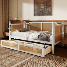 Load image into Gallery viewer, Traditional Style Rattan Daybed, No Box Spring Needed