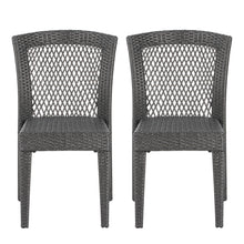 Load image into Gallery viewer, Farley - Stacking Sidechair (Set of 2) With Open Backrests - Gray