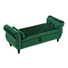 Load image into Gallery viewer, Luxurious Multifunctional Storage Ottoman Bench With Pillow