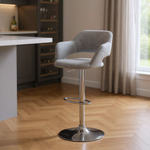 Load image into Gallery viewer, Metal Low Back Bar Height Bar Chair - Light Gray And Silver