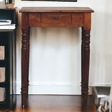 Load image into Gallery viewer, Turned Leg Writing Desk - Chestnut