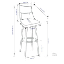 Load image into Gallery viewer, Dallyn - Swivel Bar Stool (Set of 2) - Cream