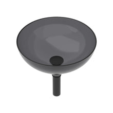 Load image into Gallery viewer, Artistic Tempered Glass Vessel Sink With Pop Up Drain