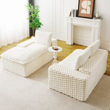 Load image into Gallery viewer, Modular Sofa, Convertible Twin Seat With Chaise Lounge