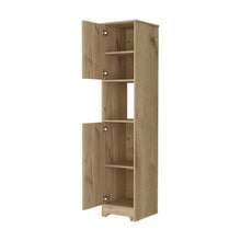 Load image into Gallery viewer, 68" Wood Accent Cabinet With Two Doors - Light Brown