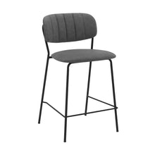 Load image into Gallery viewer, Iron Counter Height Bar Chair - Gray / Black