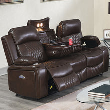 Load image into Gallery viewer, Power Motion Living Room Set With USB Port, Adjustable Headrest, Cup Holder