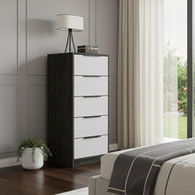 Load image into Gallery viewer, Five Drawer Chest - White