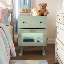Load image into Gallery viewer, Robot LED Nightstand With 360° Rotating Drawer