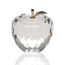 Load image into Gallery viewer, Apple Tabletop Sculpture - Clear / Gold