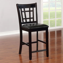 Load image into Gallery viewer, Lattice Back Counter Height Stools (Set of 2)