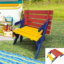 Load image into Gallery viewer, Kids Multi-Functional Arm Chair, Table With 2 Benches All-In-One Set