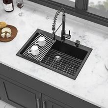 Load image into Gallery viewer, Quartz Kitchen Sink, Granite Composite, Drop In Sink With Durable Design