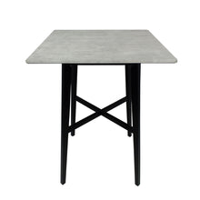 Load image into Gallery viewer, Modern Bar Height Dining Table, Rubberwood Legs And Laminate Table Top