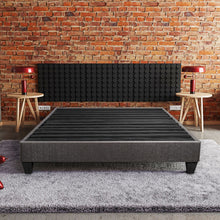 Load image into Gallery viewer, 14" Upholstered Platform Bed Base, Mattress Foundation