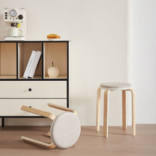 Load image into Gallery viewer, Stackable Round Backless Stools (Set of 4)