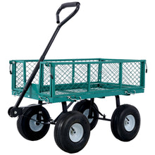 Load image into Gallery viewer, Heavy Duty Steel Garden Cart With Sides