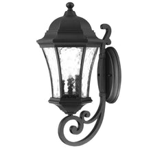 Load image into Gallery viewer, XL Tapered Lantern Wall Light - Matte Black