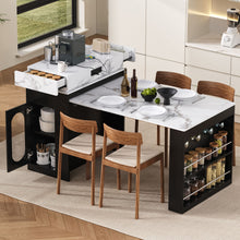 Load image into Gallery viewer, Extendable Dining Table With Folding Top