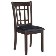 Load image into Gallery viewer, Lattice Back Side Chairs (Set of 2)