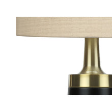 Load image into Gallery viewer, Lighting, Table Lamp, Resin, Contemporary - Black / Cream