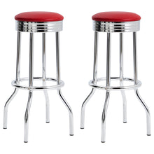 Load image into Gallery viewer, Bar Height Stool Vintage Style (Set of 2)