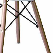 Load image into Gallery viewer, Heavy Duty Plastic Dining Side Chairs (Set of 2) - White / Brown