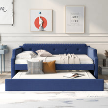 Load image into Gallery viewer, Upholstered Daybed With Trundle