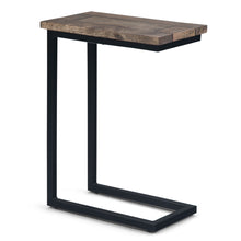 Load image into Gallery viewer, 24" Metal End Table - Brown
