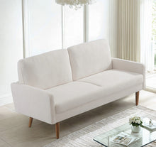 Load image into Gallery viewer, Sofa, European Style With Sleek Design, Modern & Vintage Flair, Upholstered 3 Seater Couch