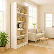 Load image into Gallery viewer, 5 Tier Bookshelf Storage Cabinet With Anti-Tip Kit