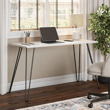 Load image into Gallery viewer, Writing Desk With Hairpin Legs For Study Or Work - White Oak