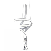 Load image into Gallery viewer, 2 Light Metal LED Dimmable Chandelier - Silver