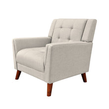 Load image into Gallery viewer, Luminaesque - Fabric Upholstered Armchair With Tufted Back