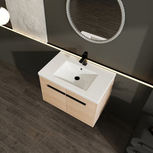 Load image into Gallery viewer, Bathroom Vanity Set With Resin Countertop Sink, 2 Doors