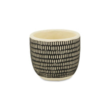 Load image into Gallery viewer, Dotted Round Pot Planter (487468) - Black / White