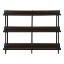 Load image into Gallery viewer, Frame Console Table With Three Shelves - Brown / Brown