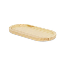 Load image into Gallery viewer, 12" Solid Wood Handmade Oval Vanity Tray - Natural