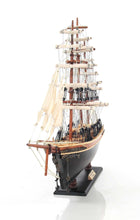 Load image into Gallery viewer, Hand Painted Cutty Sark Model Boat Tabletop Sculpture - Brown