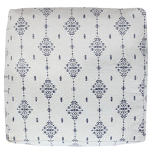 Load image into Gallery viewer, Square Cotton Ottoman - Blue