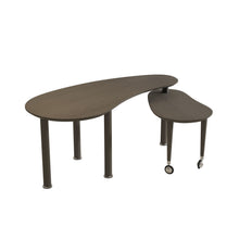 Load image into Gallery viewer, Rotatable Cocktail Table With Solid Legs, 360 Degree Rotating