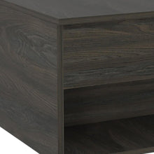Load image into Gallery viewer, Set of Two Espresso and Black Wood Wheel Furniture Set