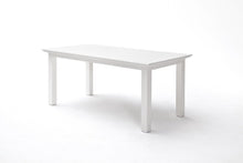 Load image into Gallery viewer, 71" White Solid Wood Dining Table