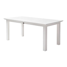Load image into Gallery viewer, 71" White Solid Wood Dining Table