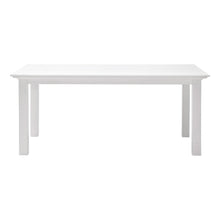 Load image into Gallery viewer, 71" White Solid Wood Dining Table